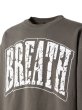 画像3: BREATH / crack logo sweat crew (3)