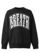 画像1: BREATH / crack logo sweat crew (1)