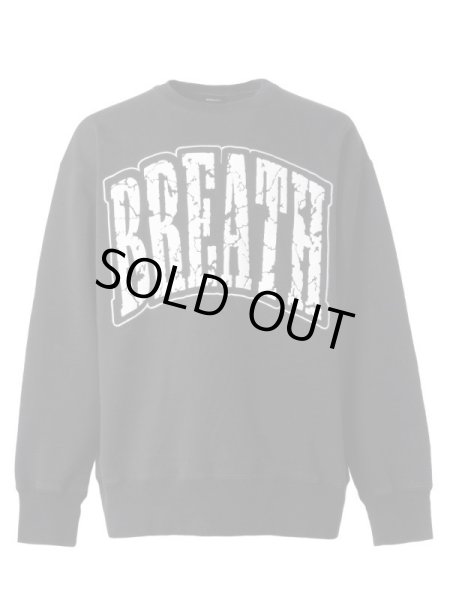 画像1: BREATH / crack logo sweat crew (1)