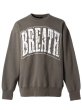 画像1: BREATH / crack logo sweat crew (1)