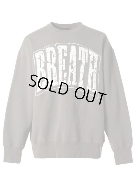 画像1: BREATH / crack logo sweat crew (1)