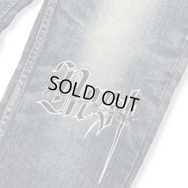 画像4: LAST NEST / destroyed embroidery denim (4)