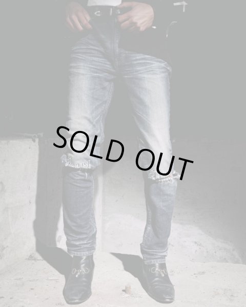 画像6: LAST NEST / destroyed embroidery denim (6)