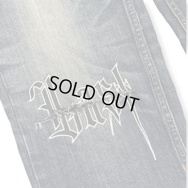 画像3: LAST NEST / destroyed embroidery denim (3)