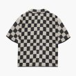 画像2: ASKYURSELF / checkered crochet shirt (2)