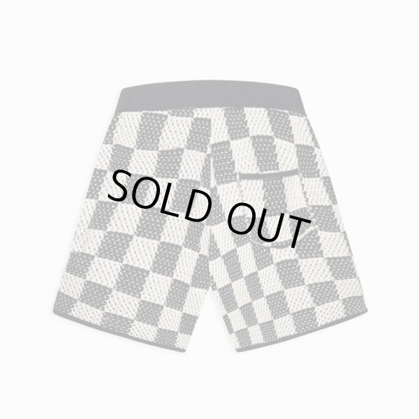 画像2: ASKYURSELF / checkered crochet shorts (2)