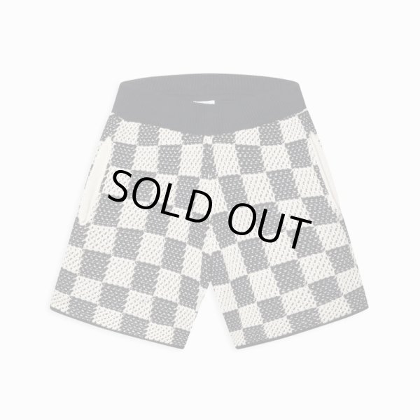 画像1: ASKYURSELF / checkered crochet shorts (1)