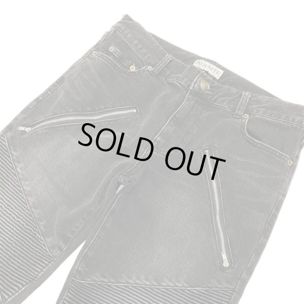 画像3: AUI NITE / 2zip biker denim pants (3)