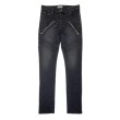 画像1: AUI NITE / 2zip biker denim pants (1)