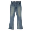 画像1: AUI NITE / washed blue flare denim (1)