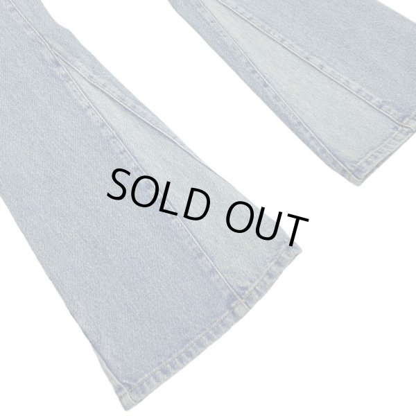 画像4: AUI NITE / washed blue flare denim (4)