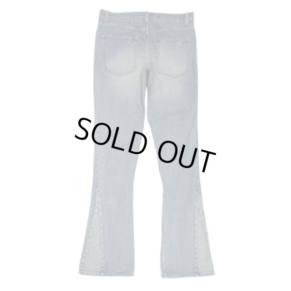 画像2: AUI NITE / washed blue flare denim (2)