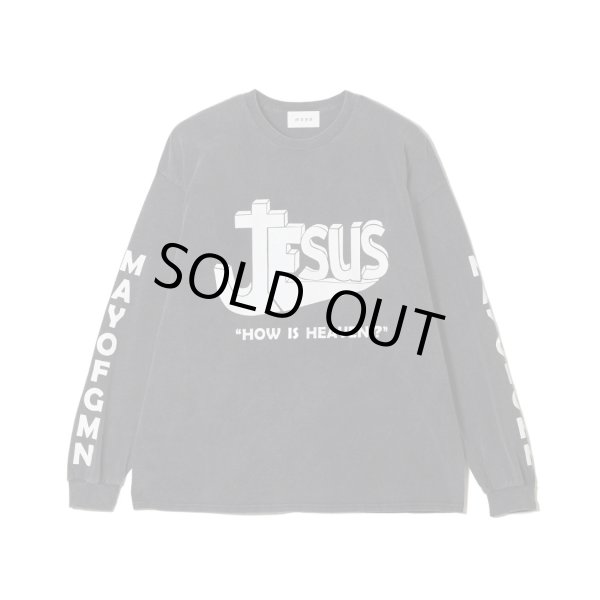 画像1: MAYO / jesus print l/s tee (1)