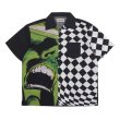 画像1: MOMENTARY BLINK / checker mask shirts (1)