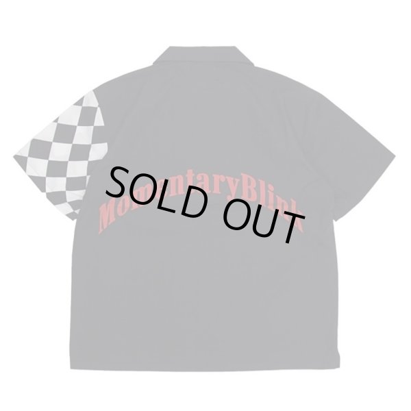 画像2: MOMENTARY BLINK / checker mask shirts (2)