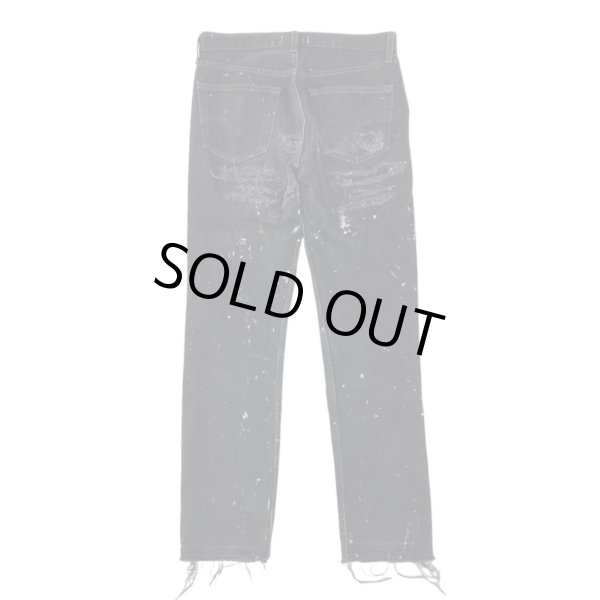 画像2: INNOCENCE / stitch black denim pants (2)