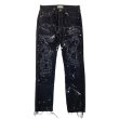 画像1: INNOCENCE / stitch black denim pants (1)