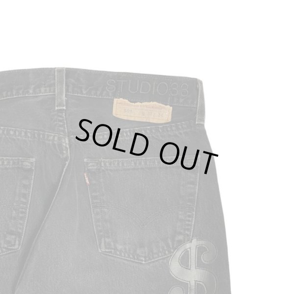 画像6: STUDIO33 / leather patch denim size30 OTHELLO別注 (6)