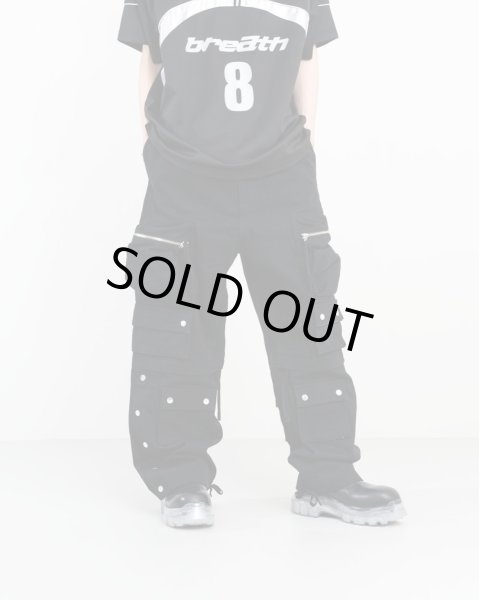 画像5: BREATH / multi pocket wide cargo pants (5)