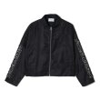 画像1: MAYO / jesus skull embroidery nylon harrington jacket  (1)