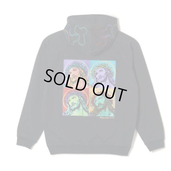 画像3: MAYO / jesus embroidery half zip hoodie  (3)