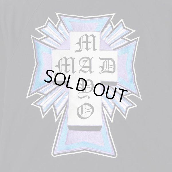 画像3: MAYO / cross embroidery Raglan sleeve tee  (3)
