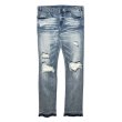 画像1: A GOOD BAD INFLUENCE / convertible skinny denim jeans (1)