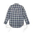 画像2: AUI NITE / side lace check shirt (2)