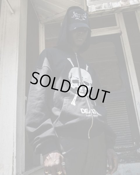 画像4: LAST NEST / death skull hoodie (4)