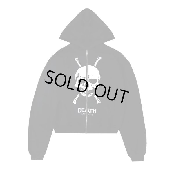 画像1: LAST NEST / death skull hoodie (1)