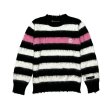 画像1: A GOOD BAD INFLUENCE / distressed border knit sweater (1)