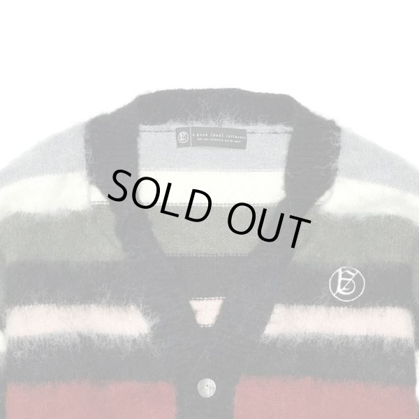 画像2: A GOOD BAD INFLUENCE / twisted collar multi border cardigan (2)