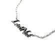 画像2: LAST NEST / logo silver necklace (2)