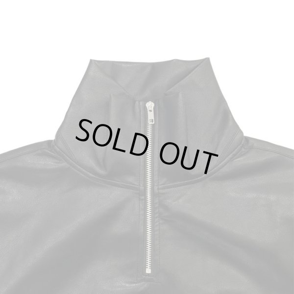 画像3: LAST NEST / leather half zip (3)