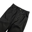 画像3: LAST NEST / leather wide pants (3)