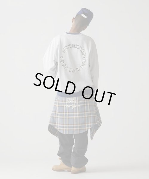 画像6: EXPANSION × AVIREX / circle logo crewneck sweat (6)