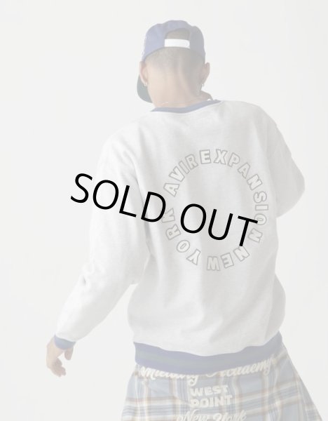 画像4: EXPANSION × AVIREX / circle logo crewneck sweat (4)