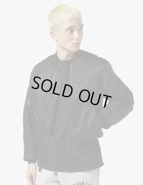 画像4: EXPANSION × AVIREX / leather sleeve MA-1 (4)