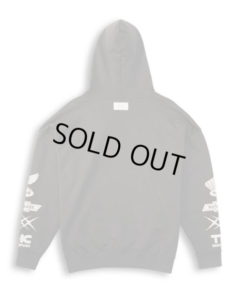 画像4: TAIN DOUBLE PUSH / t cross brushed p/o hoodie (4)