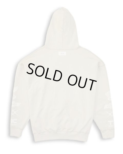 画像4: TAIN DOUBLE PUSH / t cross brushed p/o hoodie (4)