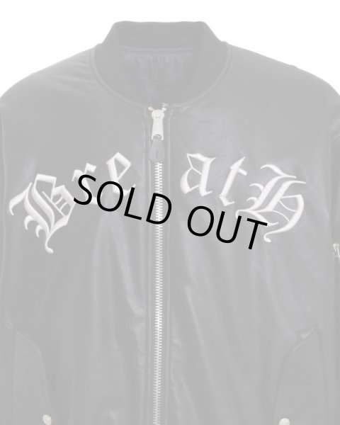 画像2: BREATH / × F.M.C.D synthetic leather bomber jacket (2)