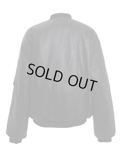 画像4: BREATH / × F.M.C.D synthetic leather bomber jacket (4)