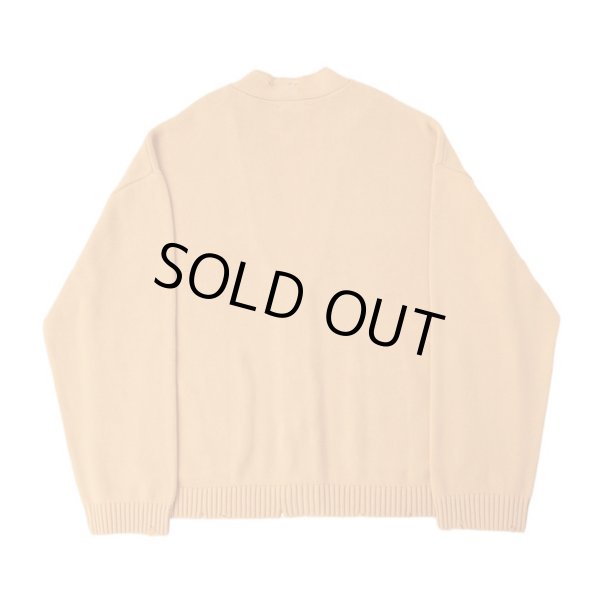 画像2: FOUND / cadmium distressed cardigan (2)