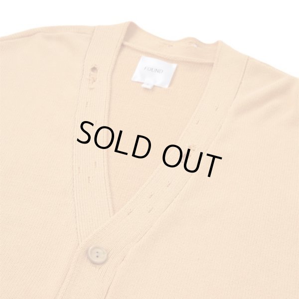 画像4: FOUND / cadmium distressed cardigan (4)
