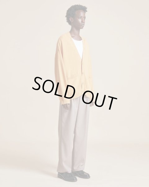 画像6: FOUND / cadmium distressed cardigan (6)