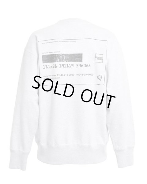 画像2: BREATH / black card crew neck sweat (2)