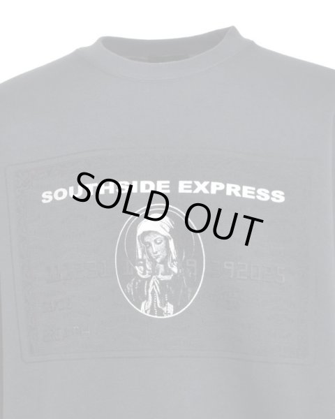 画像4: BREATH / black card crew neck sweat (4)