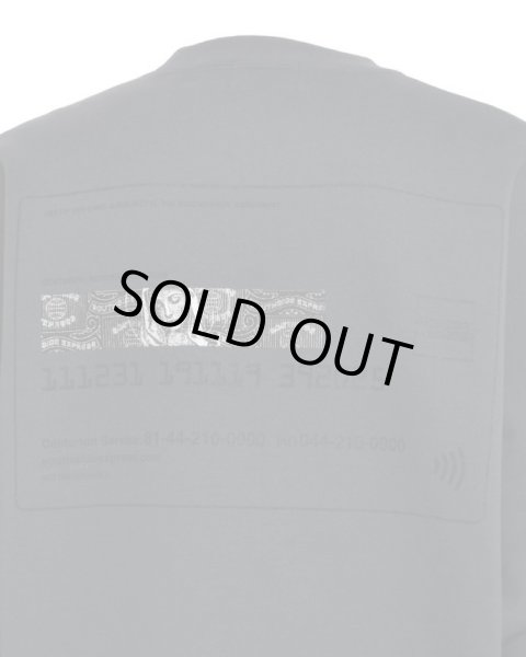 画像5: BREATH / black card crew neck sweat (5)