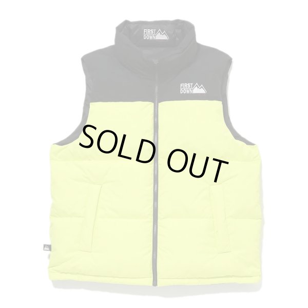 画像1: FIRST DOWN / bubble down vest microft (1)