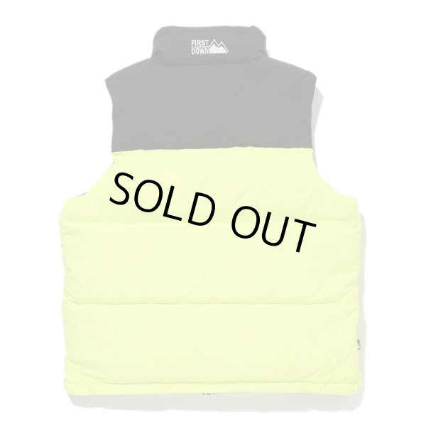 画像2: FIRST DOWN / bubble down vest microft (2)